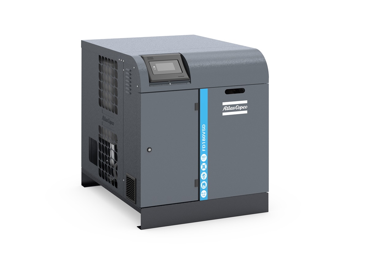 Essiccatore a refrigerazione Atlas Copco FD 180 VSD a velocità controllata
