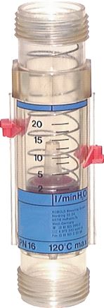 Durchflussmesser G 1" (AG), 5 - 45 l/min für Öl (100 cSt)