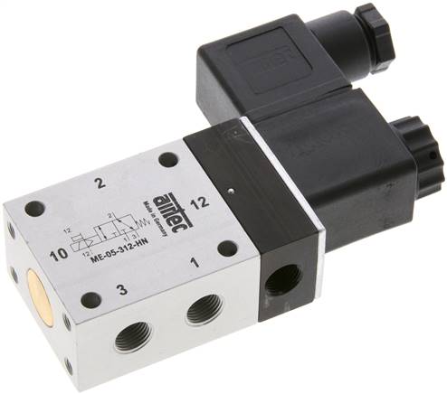 3/2-Wege Magnetventil mit Fremdluftanschluss, G 1/8" 115V, -0,95 bis 10 bar
