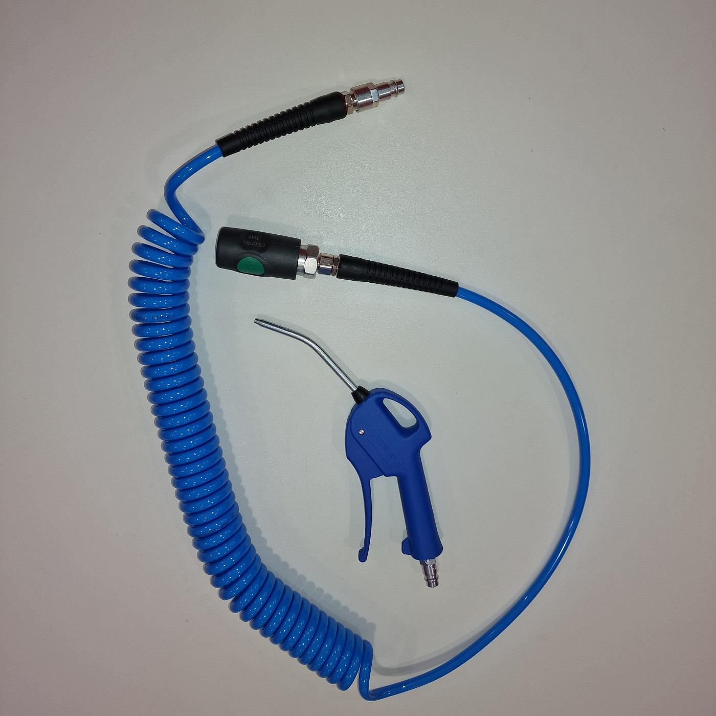 Prevost Blaspistolen-Set 5 x 8 mm - 4 m mit Sicherheits-Schnellkupplung ESI 07 und zwei Stecknippeln (ersetzt PUS54BES)