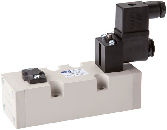 ISO-Ventil (Größe 2), 5/2-Wege, Federrückstellung, 115 V AC
