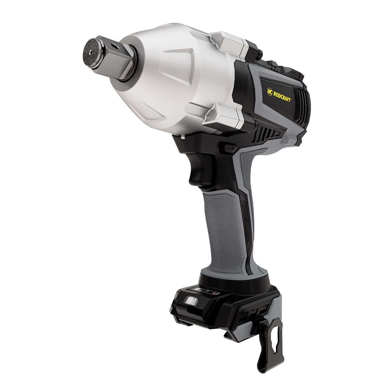 Rodcraft RC9087 Akku-Schlagschrauber, Vierkant 3/4 Zoll, max. Lösemoment 1500 Nm, LED-Licht, ohne Akku, ohne Ladegrät, im Karton