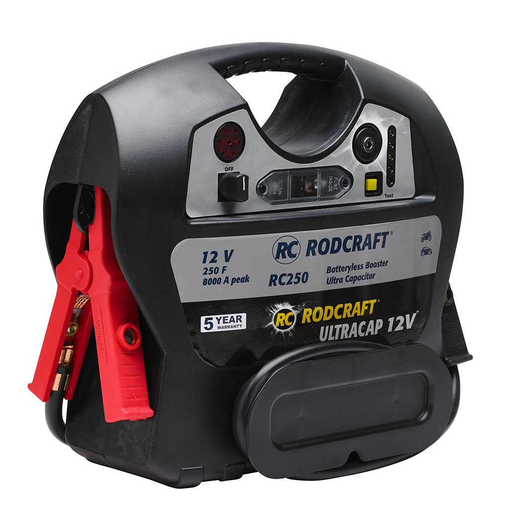 Rodcraft Ultrakondensatoren-Booster RC250 - Starthilfe