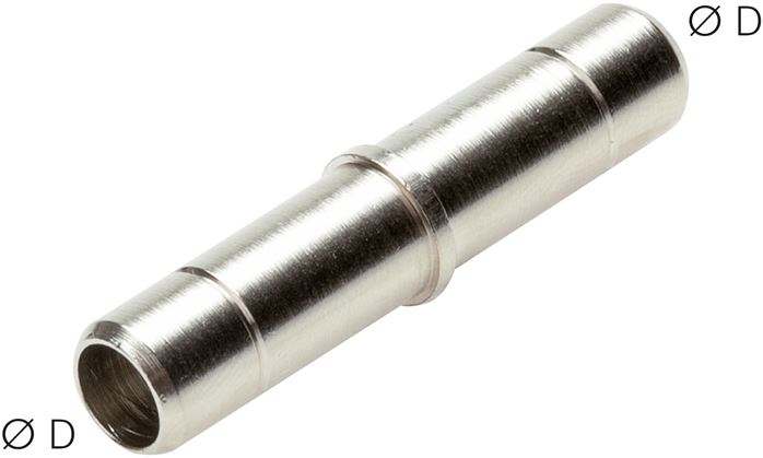 Stecknippel 12mm-12mm, IQS-MSV (Standard / Hochtemperatur)