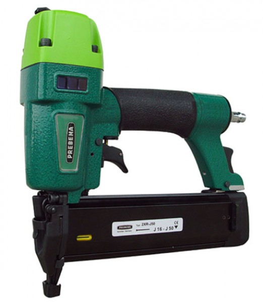 AKTION Prebena Druckluftnagler 2XR-J50 + J32CNKHA Stauchkopfnägel - Starter-Set für Bodenleger
