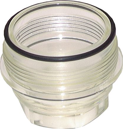 Siebtasse Klarsicht für Gewinde R 1-1/2" & R 2"
