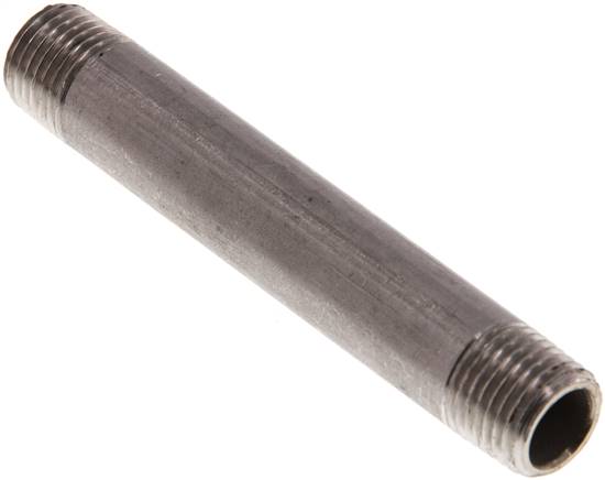 Rohrdoppelnippel R 1/4"-80mm, 1.4571