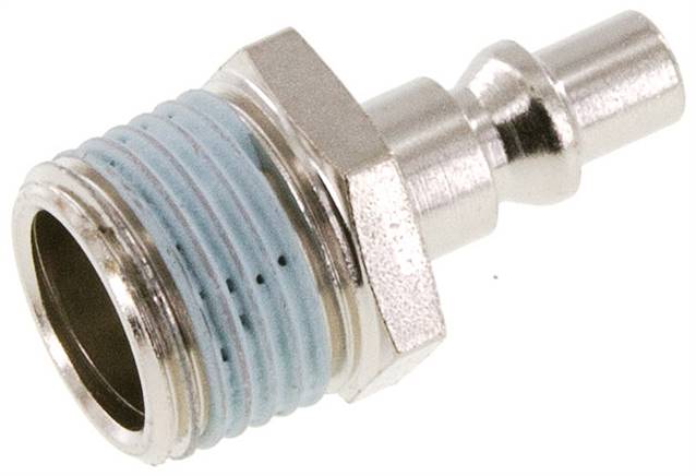 Kupplungsstecker (ARO/ORION) R 1/2"(AG), Stahl gehärtet & vernickelt, NW 5,5