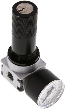 MULTIFIX Druckregler, G 1/4", 0,5 - 10bar, Baureihe 0, 600 l/min, abschließbar