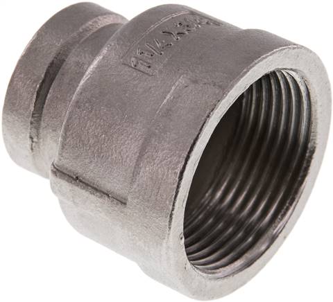 Rundmuffe Rp 1-1/4"-Rp 3/4", 1.4408