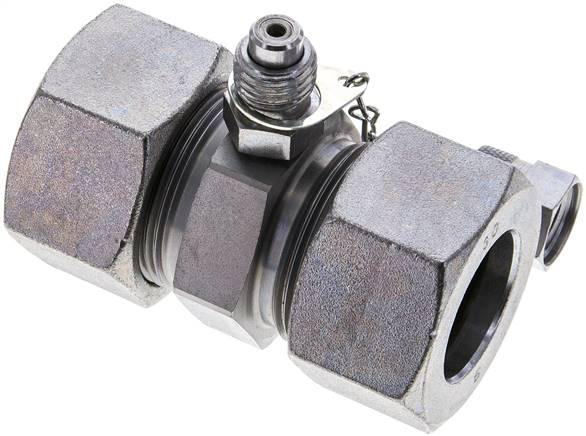 Messanschluss M16x2, 30 S (M42x2)-HD-Verschraubung, Stahl verzinkt