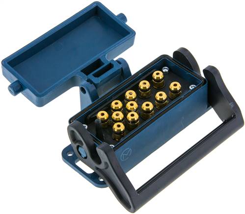 Mehrfachkupplung 12x 4mm Schl.,Muffe