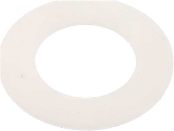 Flanschdichtung DN 50, 61 x 107 x 3mm, Silikon