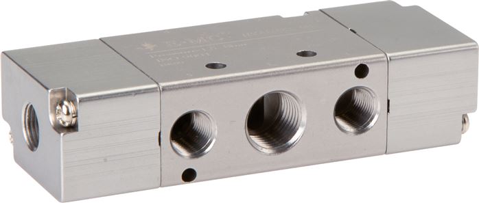 5/2-Wege Pneumatikventil, Impulsventil, G 1/4" (Pilot u. Abluft G 1/8")