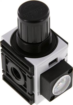 FUTURA Druckregler, G 1/4", 0,5 - 8bar, Baureihe 0, Kompaktmanometer