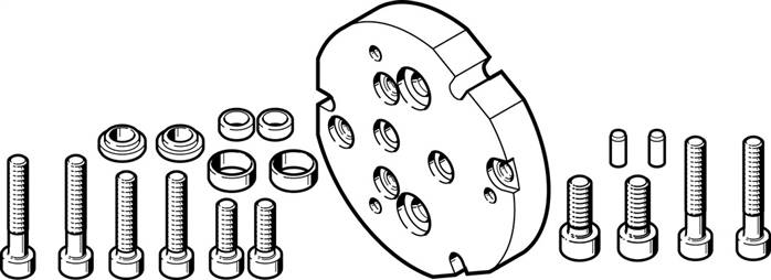 FESTO DHAA-G-H2-16-B13-40 (2373773) Adapterbausatz