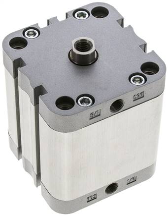 ISO 21287-Zylinder, doppeltw., Kolben 63mm, Hub 40mm, Kolbenstange mit IG