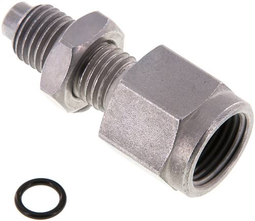 Manometeranschluss M 16x2 (AG) - G 1/2", Stahl verzinkt