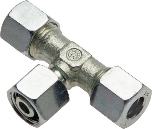 Einstellb. T-Schneidringverschraubung 22 L (M30x2), Stahl verzinkt