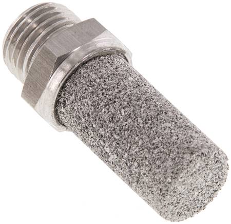 Schalldämpfer G 1/4", Edelstahl