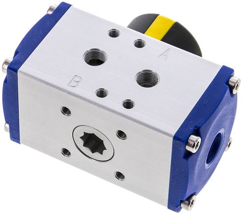 Pneumat. Drehantrieb Gr. 1, doppeltwirkend, FKM-Dichtung, F03