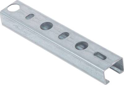 Montageschiene MS 27/18, 2 mtr., Stahl verzinkt