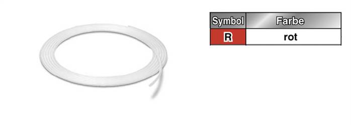 SMC TPH1209R-100 SMC Polyolefin-Schlauch, rot