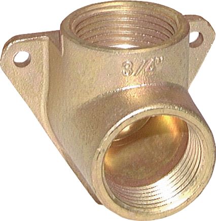 Wanddose 2 x G 3/4" (IG), Messing