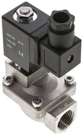 2/2-Wege ES-Magnetventil G 1/2" 24 V= Eco 24V=