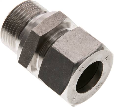Gerade Schneidringverschr. G 3/4"-18 L (M26x1,5), 1.4571