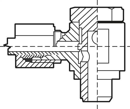Winkel-Schwenkverschraubung M 8x1-5 LL (M10x1), Stahl verzinkt