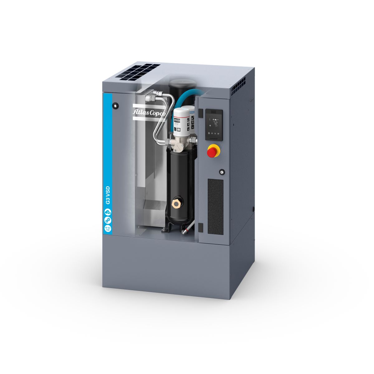 Atlas Copco Schraubenkompressor G3 VSD P-10 FM