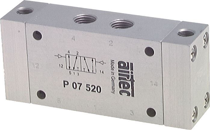 5/2-Wege Pneumatikimpulsventil, G 1/8"