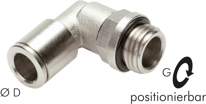 Winkel-Steckanschluss G 1/2"-14mm, IQS-MSV (Standard)