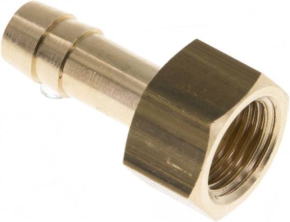 Aufschraub-Schlauchtülle G 1/4"-8 (5/16")mm, Messing