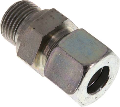 Gerade Schneidringverschr. G 1/2"-14 S (M22x1,5), Stahl verzinkt