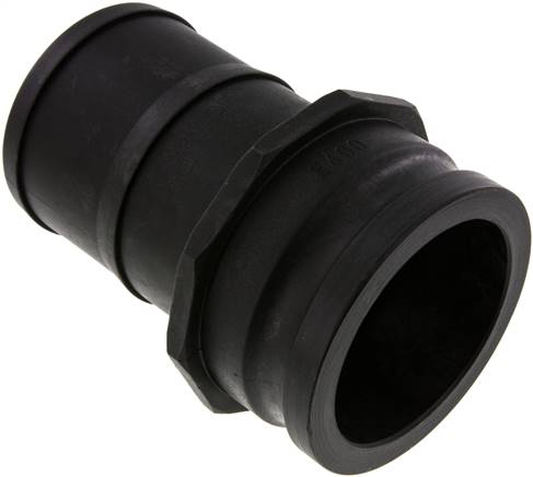 Kamlock-Stecker (E) 100 (4")mm Schlauch, Polypropylen