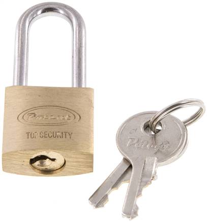 Vorhangschloss Größe 20 mit 2 Schlüsseln Standard, VHS 20 H