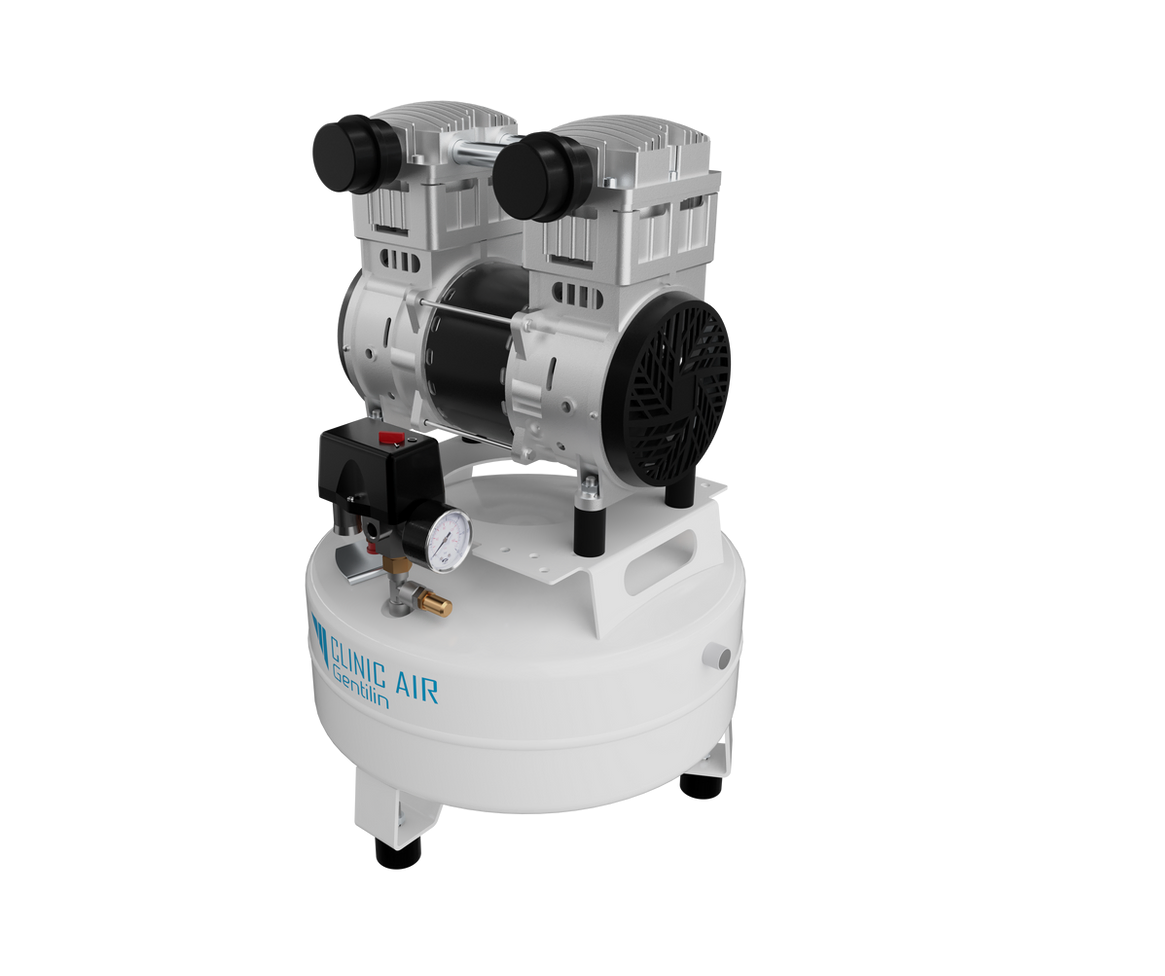 Gentilin ölfreier Kompressor Smart 2.25 | Kolbenkompressor ohne Adsorptionstrockner