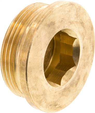 Verschlussstopfen Innenskt. G 1-1/2", Messing