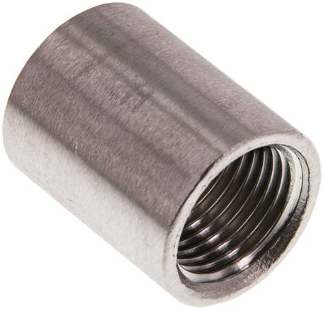 Rundmuffe Rp 1/2"-Rp 1/2", 1.4408