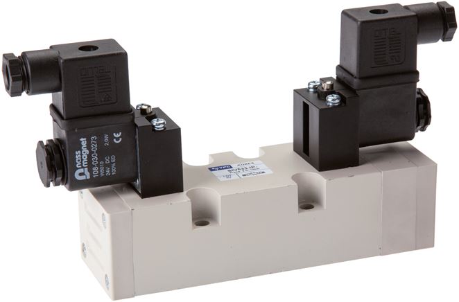 ISO-Ventil (Größe 2), 5/2-Wege, Impulsventil, 115 V AC