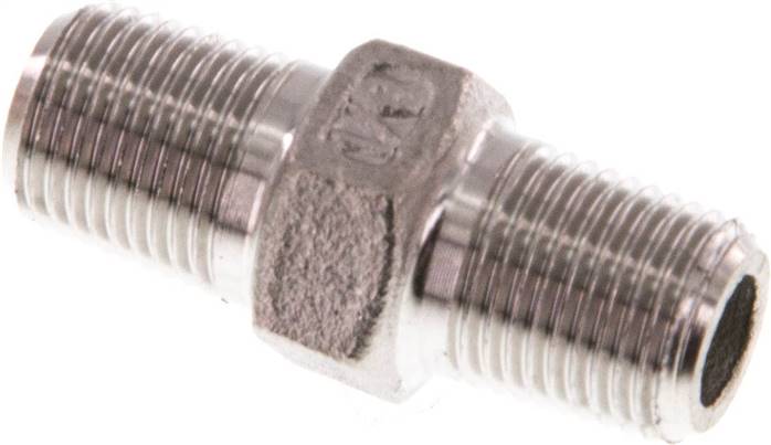 Doppelnippel R 1/8"-R 1/8", 1.4408