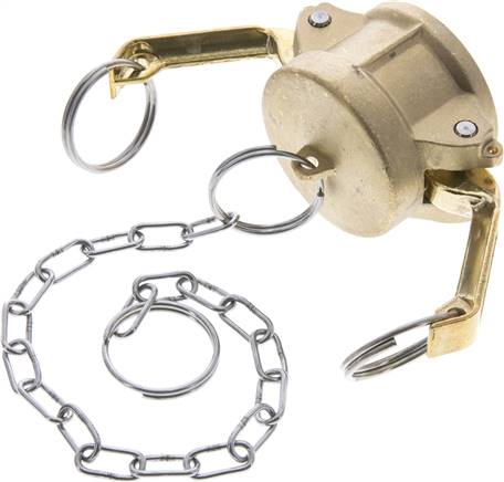 Kamlock-Verschlusskappe (DC) 1-1/4", Messing