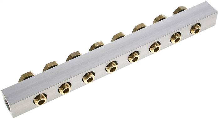 P-Leiste inkl. Hohlschrauben und Dichtungen für Ventilbaureihe M07 / P07 R 141/8