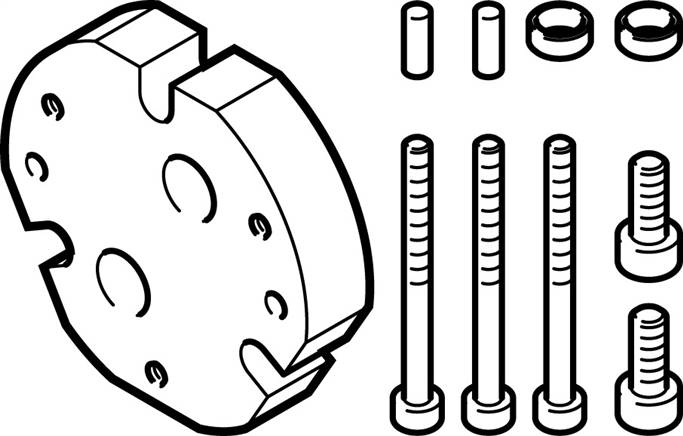 FESTO DHAA-G-Q11-25-B7-40 (1735103) Adapterbausatz