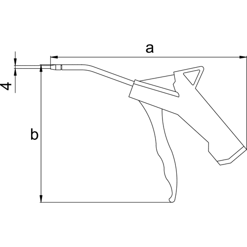 Rodcraft Ausblaspistole Modell 8120 aus Aluminium