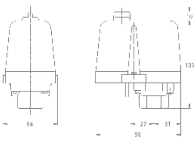 Condor Druckschalter MDR 4 S/11-EA 4-11 bar G 1/2"Alu 212621