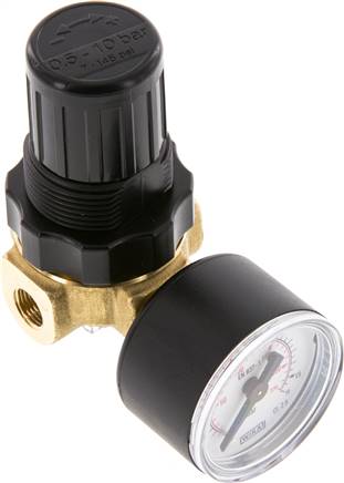 Mini-Druckregler G 1/8", 0,2 - 6 bar, nicht rücksteuerbar
