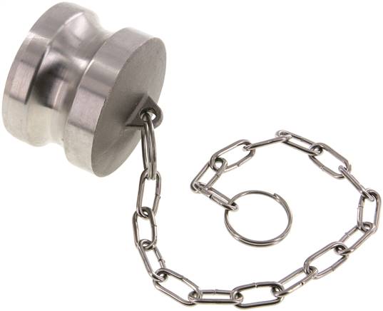 Kamlock-Verschlussstecker (DP) 2", Edelstahl (1.4408)